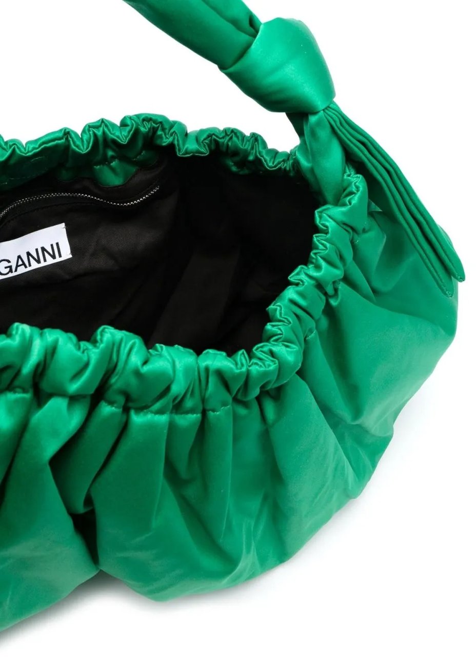 Ganni Passepartout Large Hobo Shoulder Bag Groen