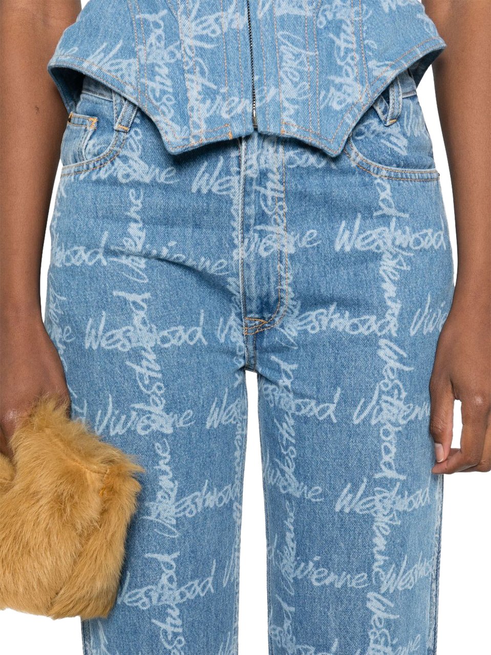 Vivienne Westwood Jeans Gridblue Blauw