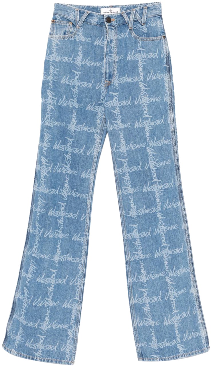 Vivienne Westwood Jeans Gridblue Blauw