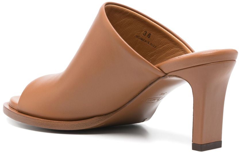 Tod's Sandals Leather Brown Bruin