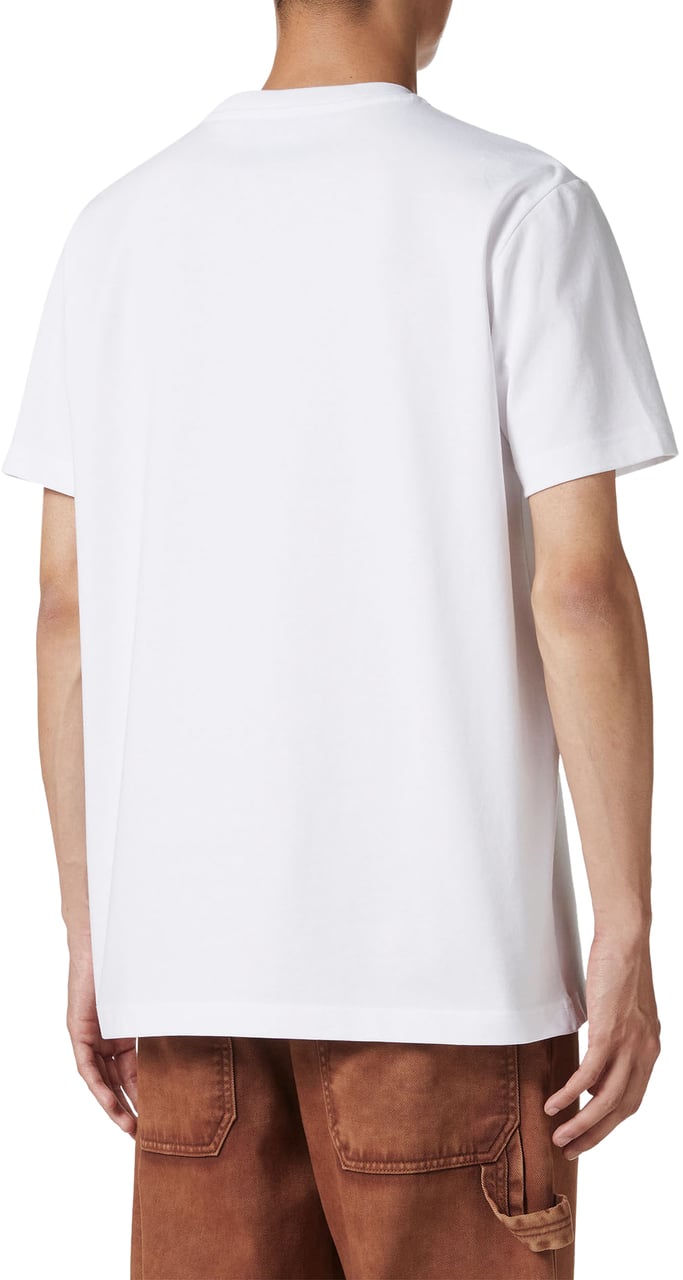 Iceberg Classic regular fit white T-shirt in cotton jersey Wit