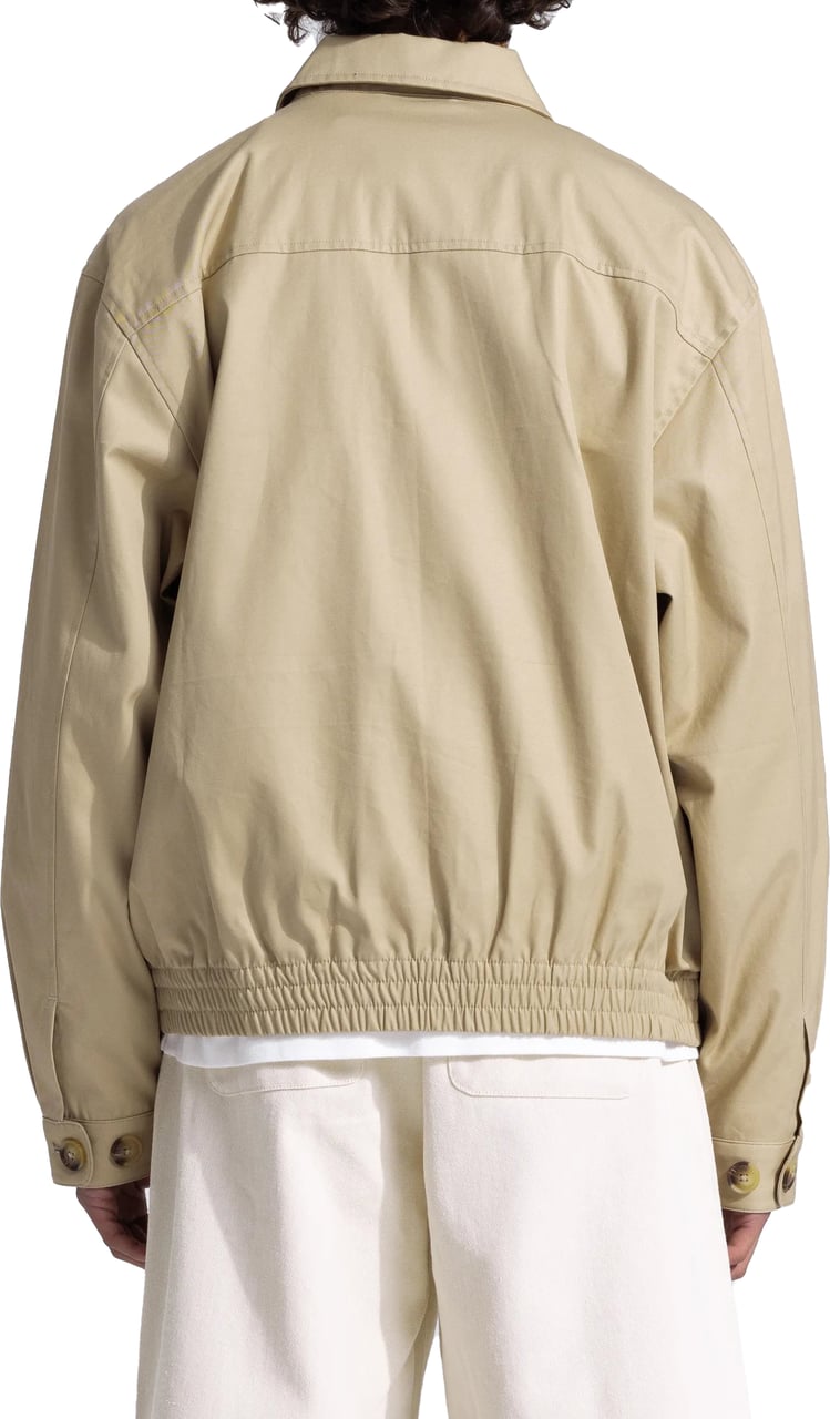 Bram's Fruit Chain Stitch Garden Hose jacket- Beige Beige