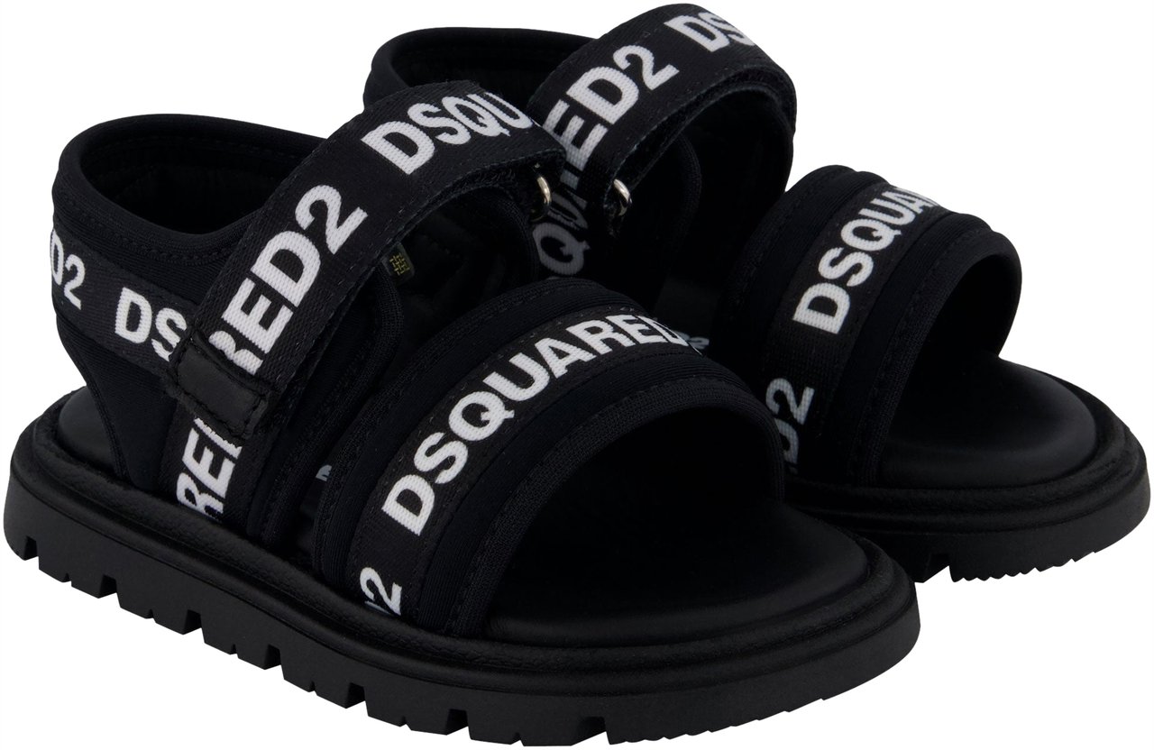 Dsquared2 Dsquared2 Jongens Sandalen In Zwart Zwart