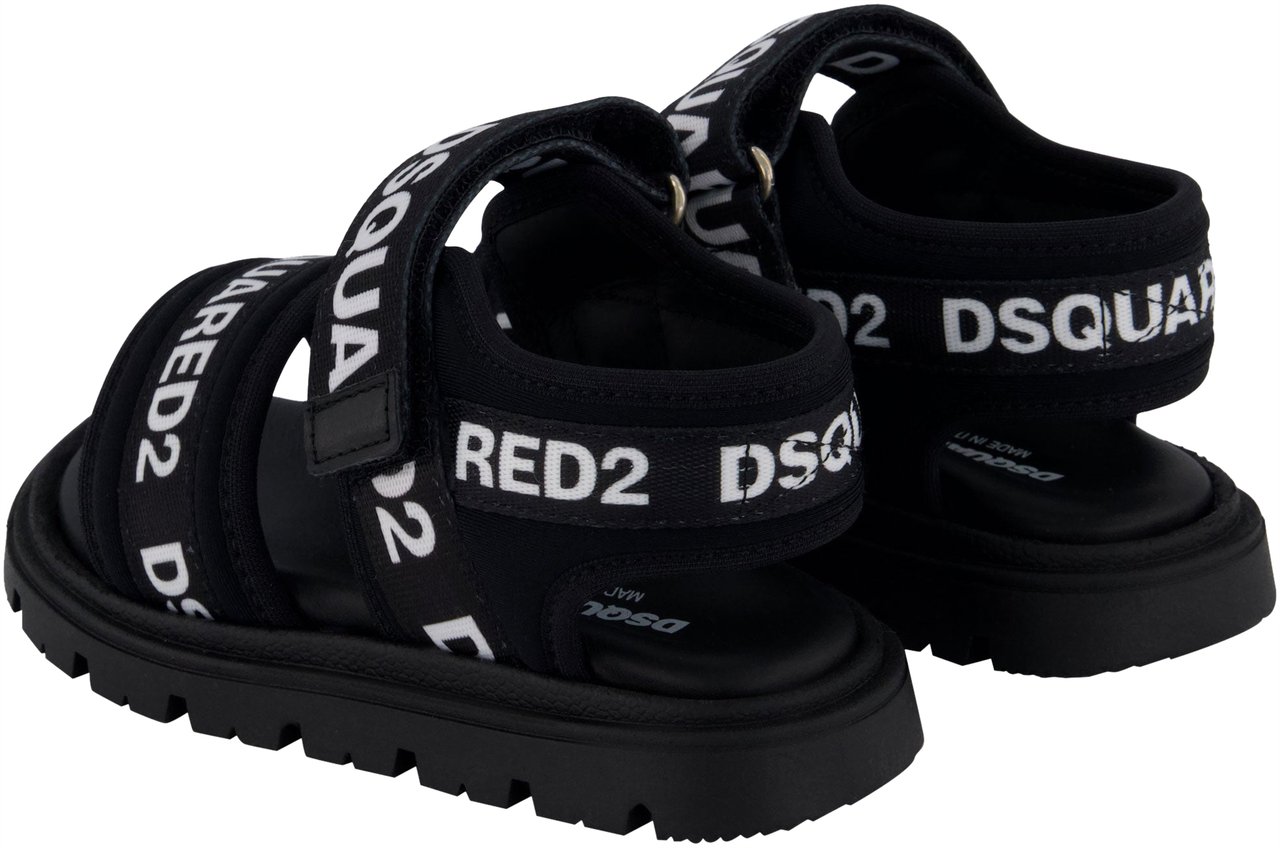 Dsquared2 Dsquared2 Jongens Sandalen In Zwart Zwart