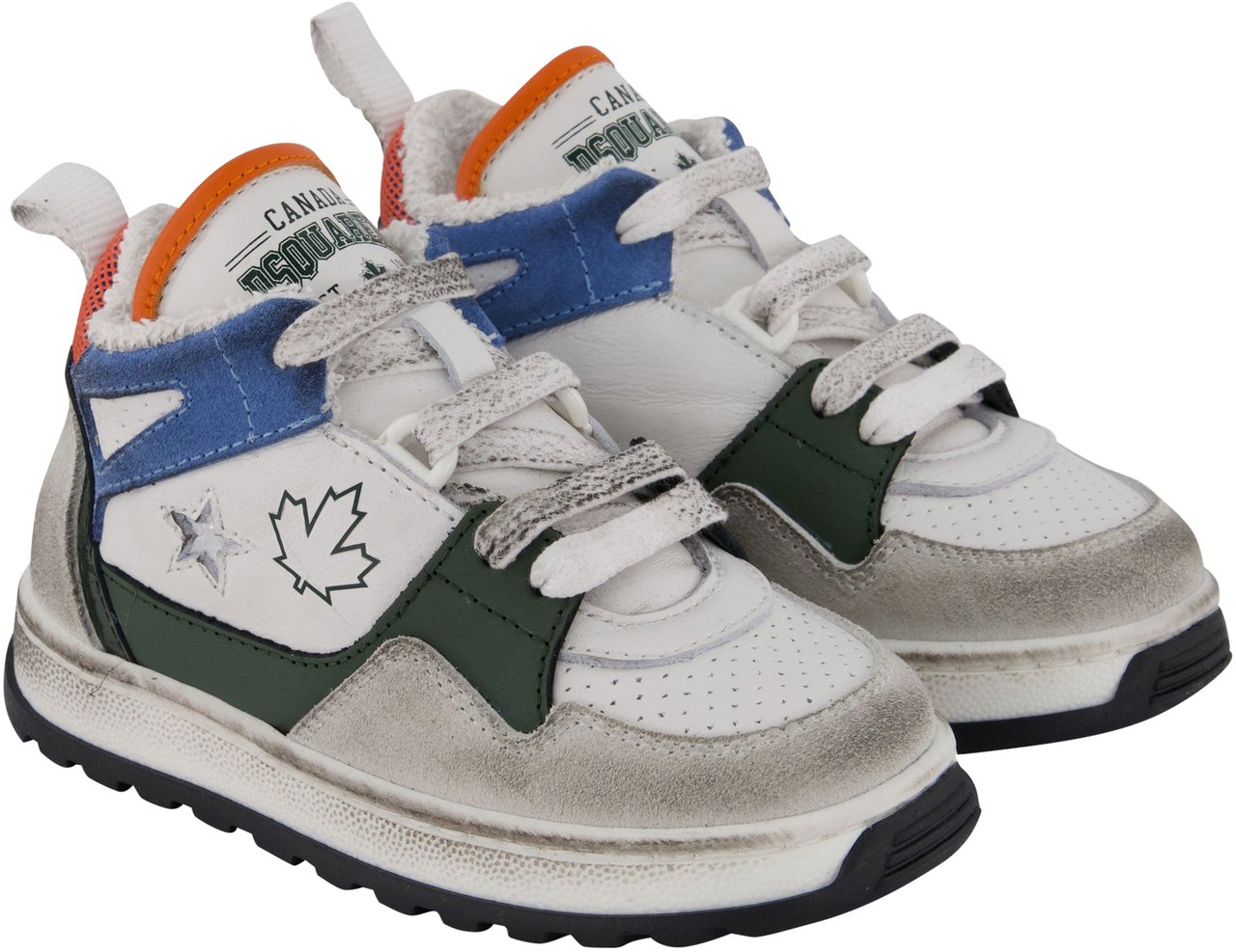 Dsquared2 Dsquared2 Jongens Sneakers In Groen Groen