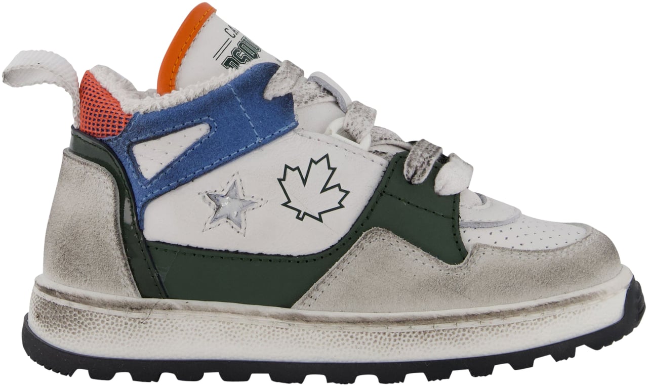Dsquared2 Dsquared2 Jongens Sneakers In Groen Groen