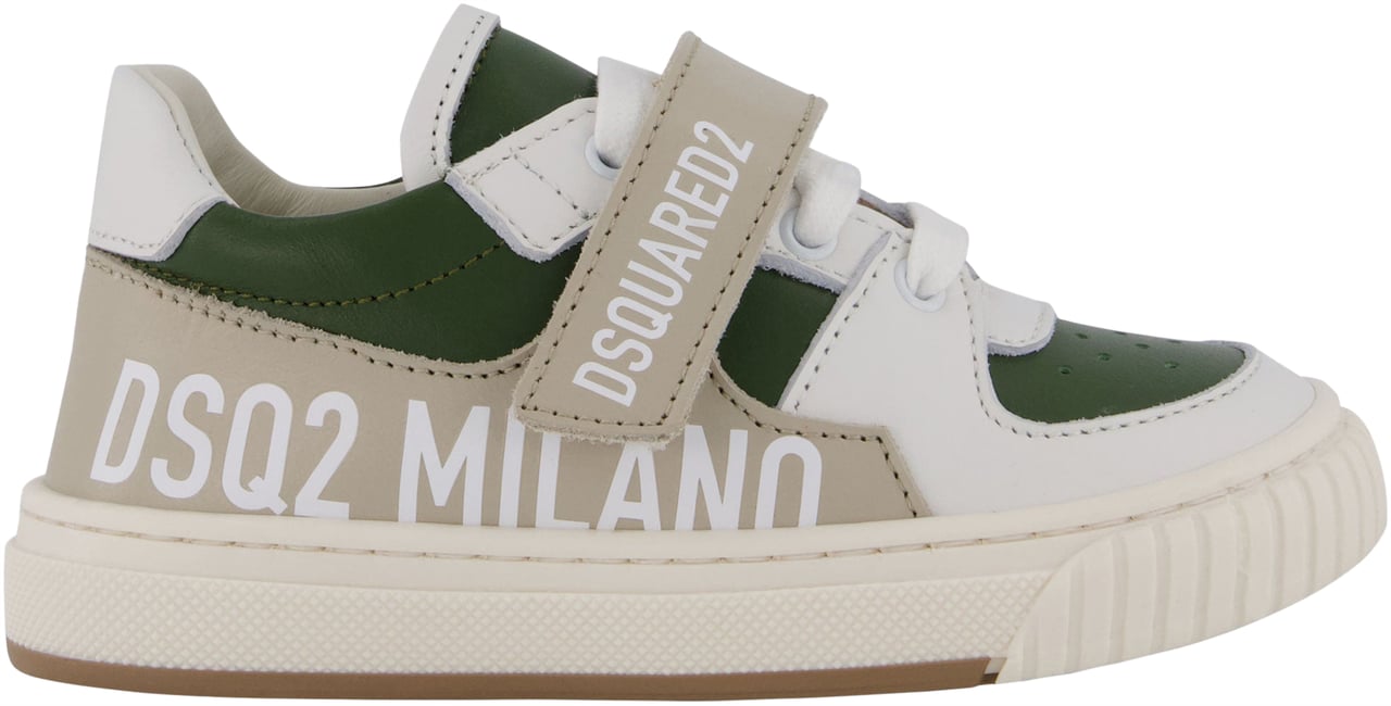 Dsquared2 Dsquared2 Unisex Sneakers In Olijf Groen Groen