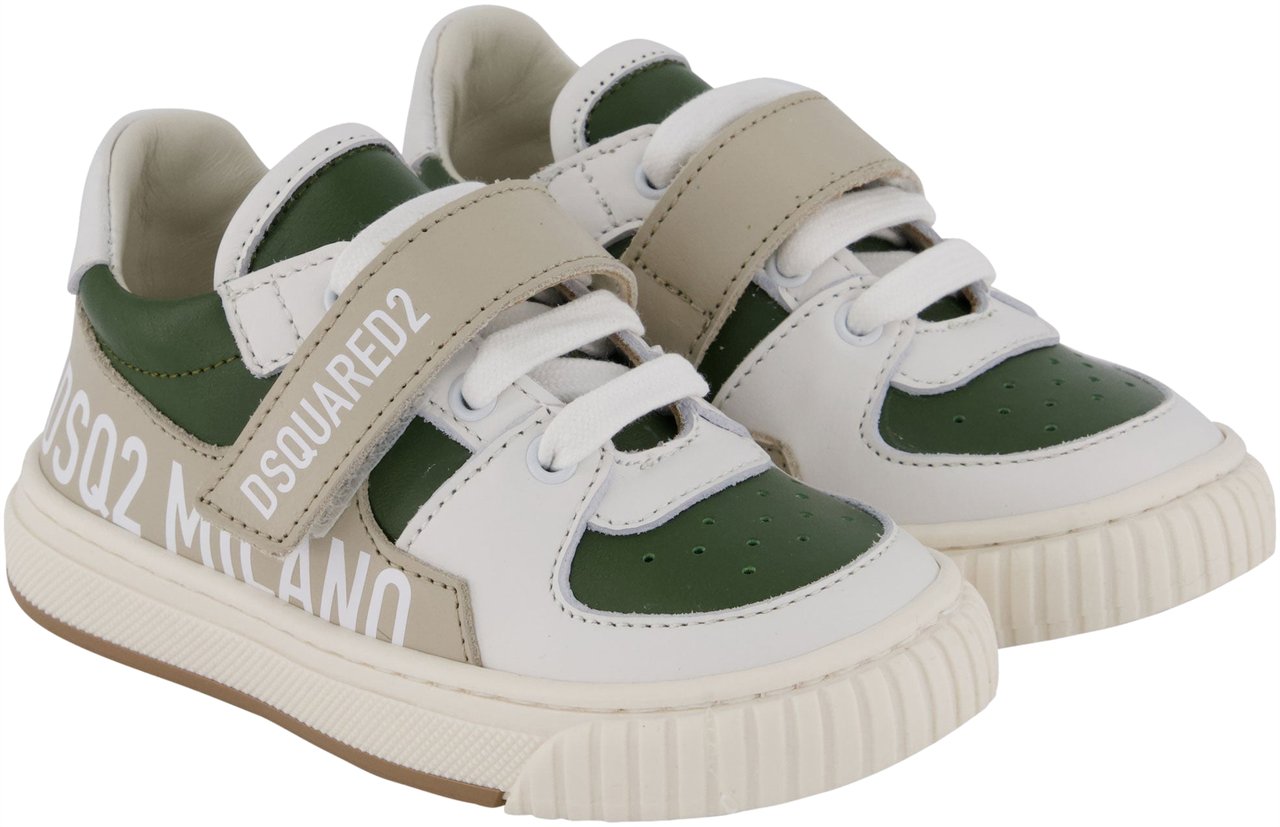 Dsquared2 Dsquared2 Unisex Sneakers In Olijf Groen Groen