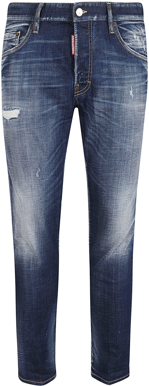 Dsquared2 Heren Pants 5 Pockets Blauw Blauw