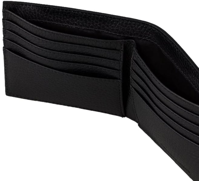 Emporio Armani Bifold Wallet Black Zwart