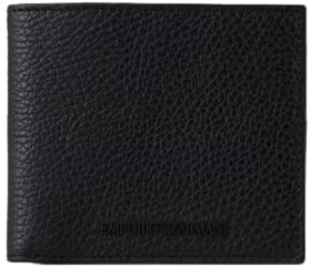 Emporio Armani Bifold Wallet Black Zwart