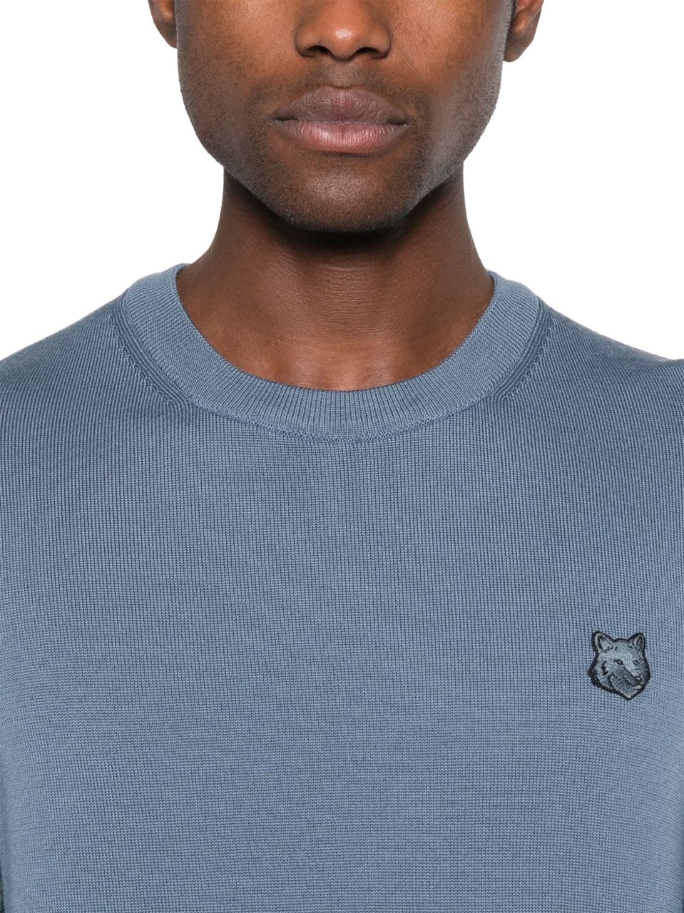 Maison Kitsuné Maison Kitsune' Sweaters Blue Blauw