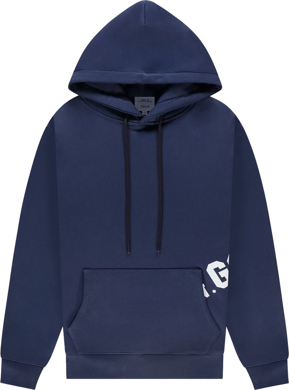 In Gold We Trust The Screw Hoodie Blue Blauw
