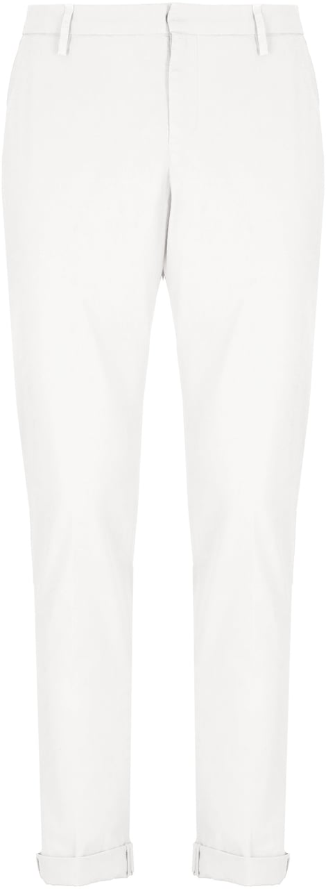 Dondup Trousers White Wit