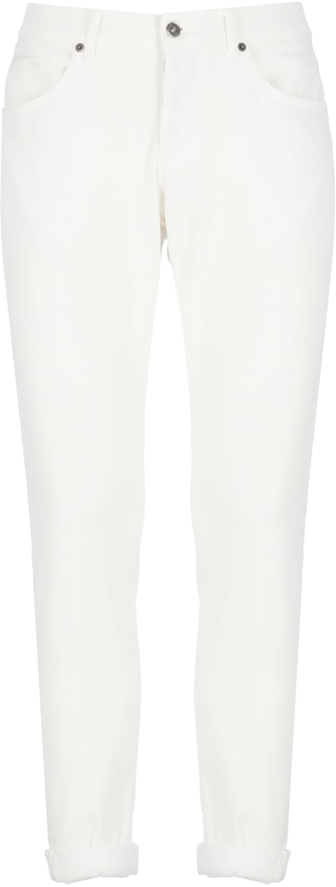 Dondup Trousers White Wit