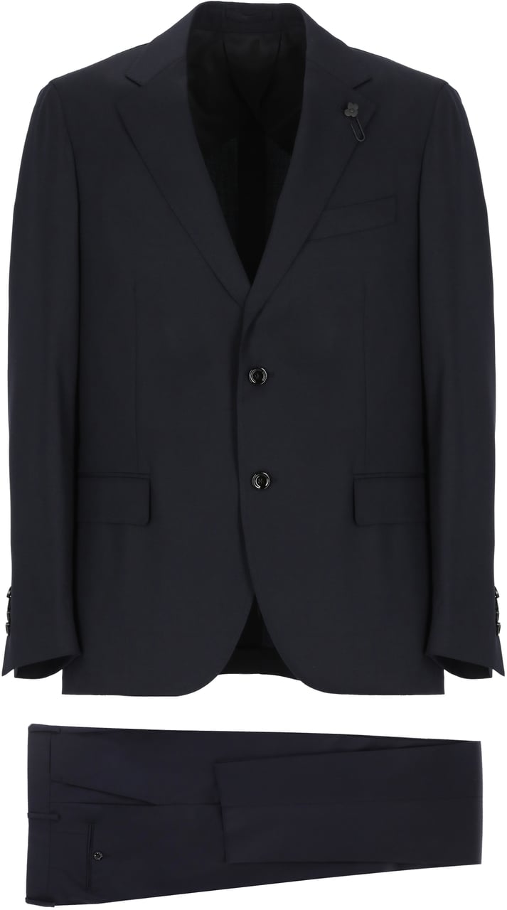 Lardini Suit Blue Blauw