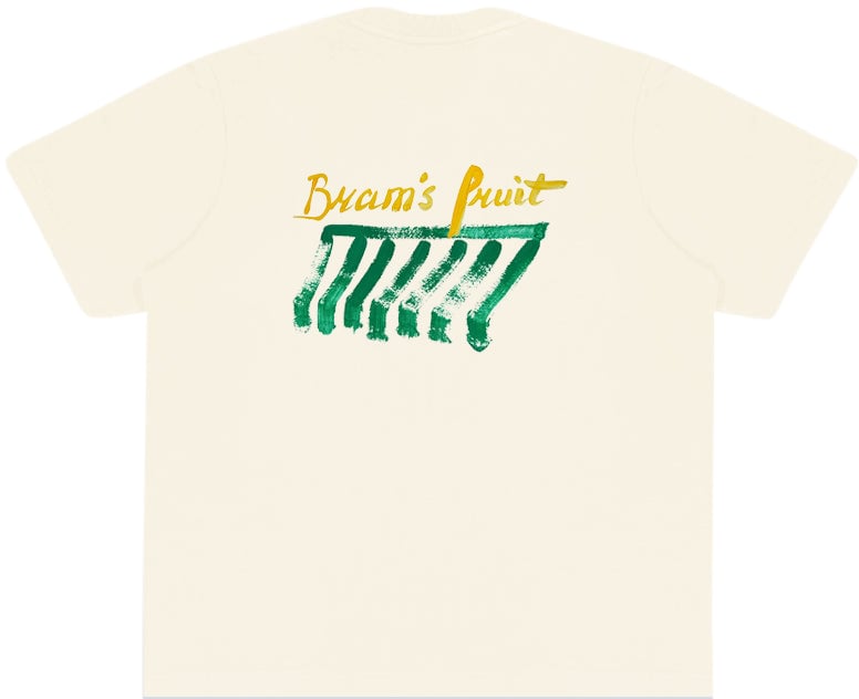 Bram's Fruit Heren Canopy Acrylic T-Shirt Beige Beige