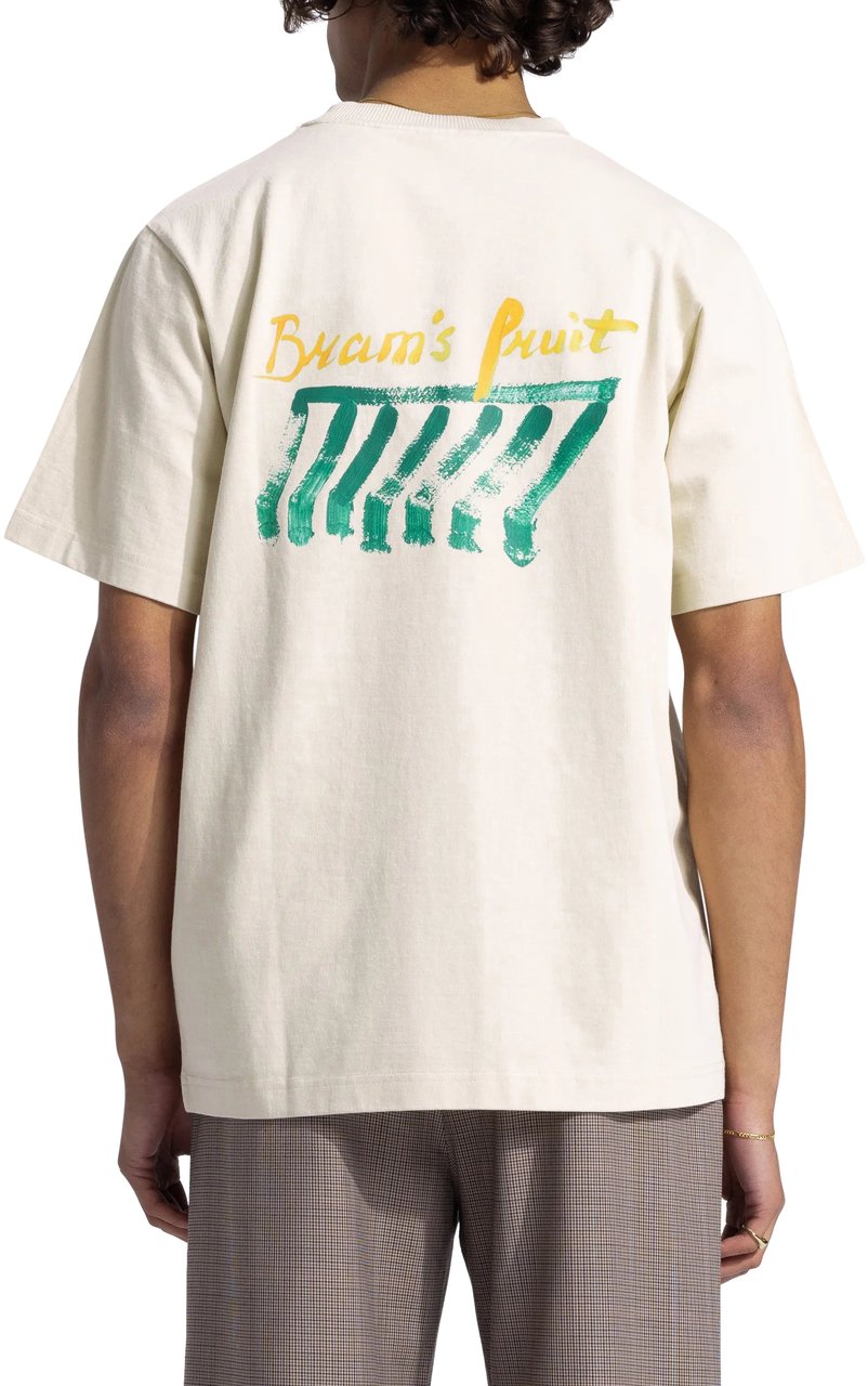 Bram's Fruit Heren Canopy Acrylic T-Shirt Beige Beige