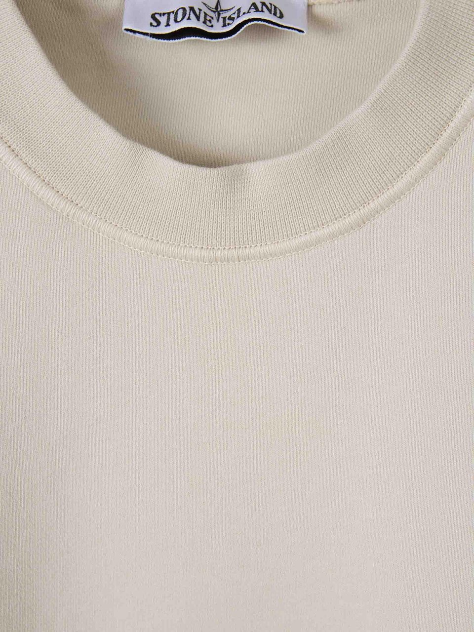 Stone Island Crew Neck Sweatshirt Beige