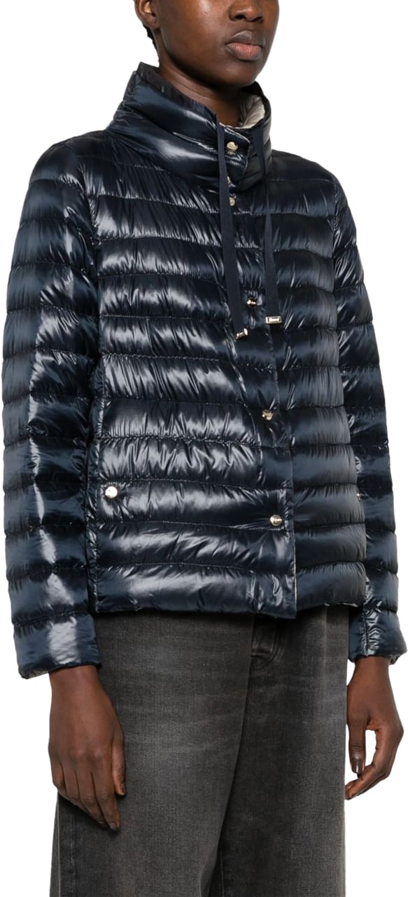 Herno Coats Blue Blauw