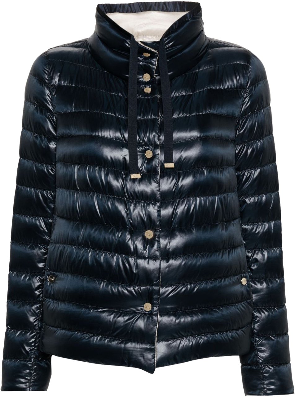 Herno Coats Blue Blauw