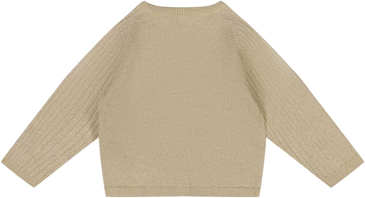 Michael Kors Michael Kors Baby Meisjes Vest In Goud Metallic