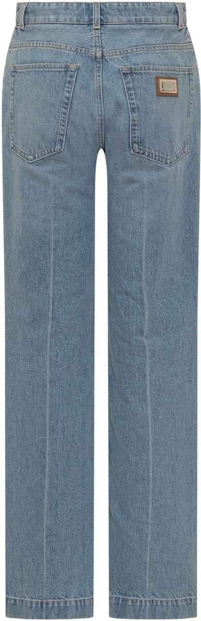 Dolce & Gabbana Pantaloni Cinque Tasche Blauw