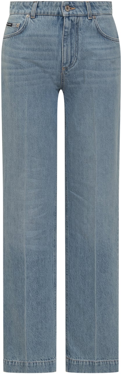 Dolce & Gabbana Pantaloni Cinque Tasche Blauw