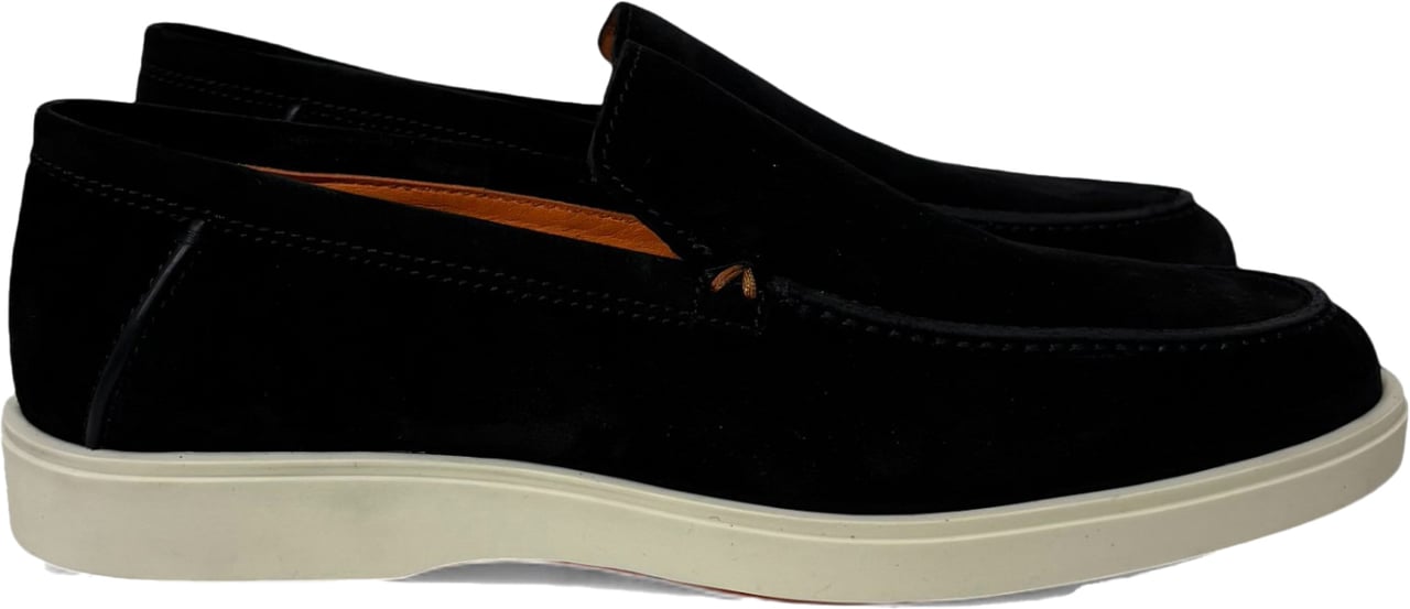 Santoni Instapper Botanist zwart Zwart
