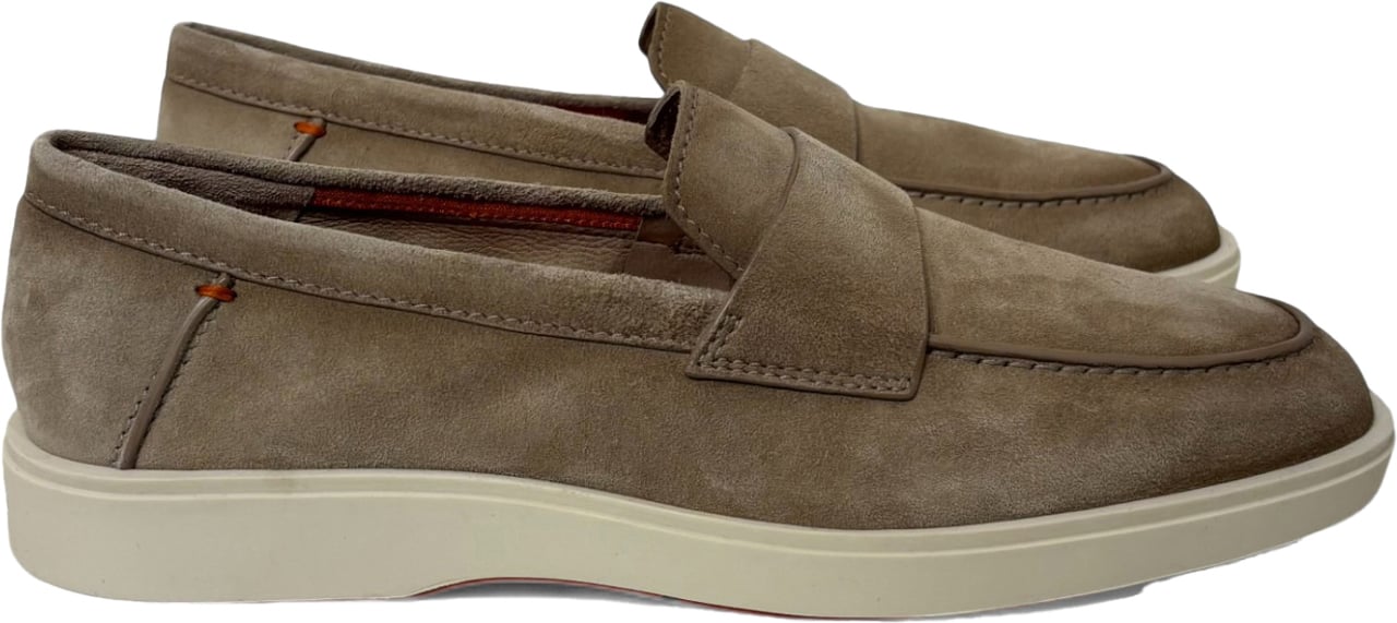Santoni instapper beige Detroit gomma Beige