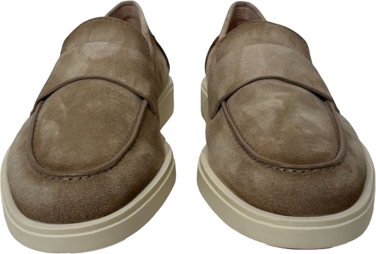Santoni instapper beige Detroit gomma Beige