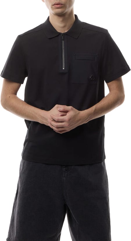Moose Knuckles Dalon Polo Black Zwart