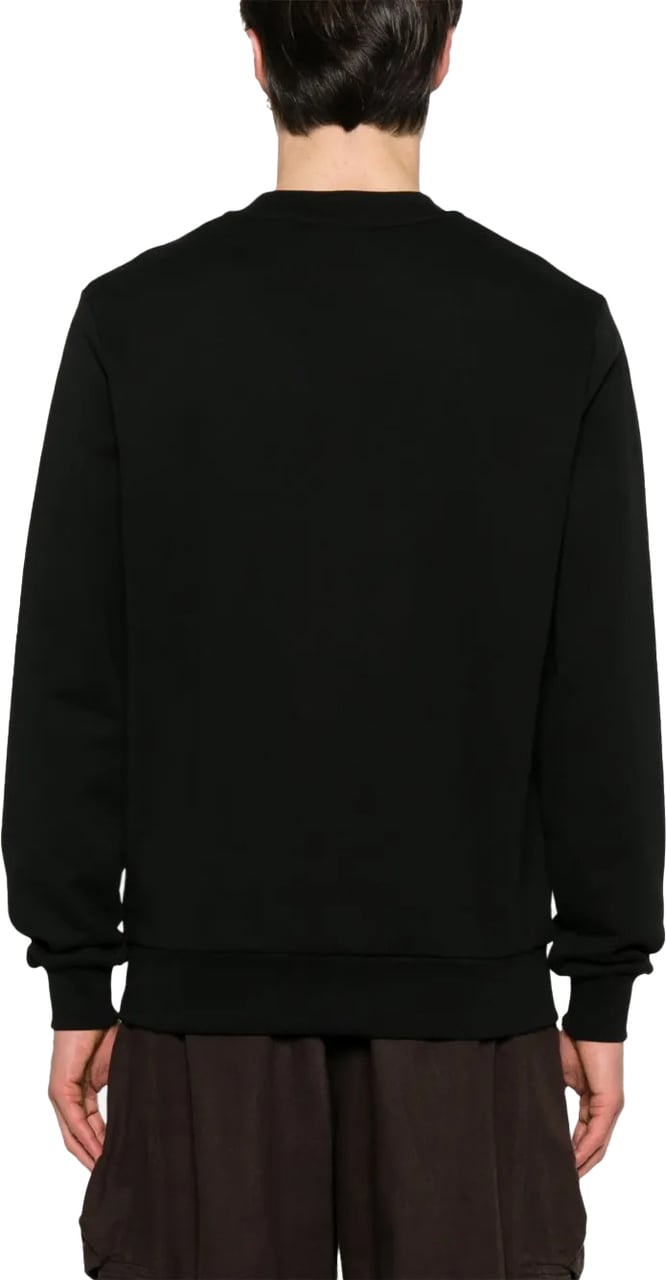 Lacoste sweatshirt molleton col rond Zwart