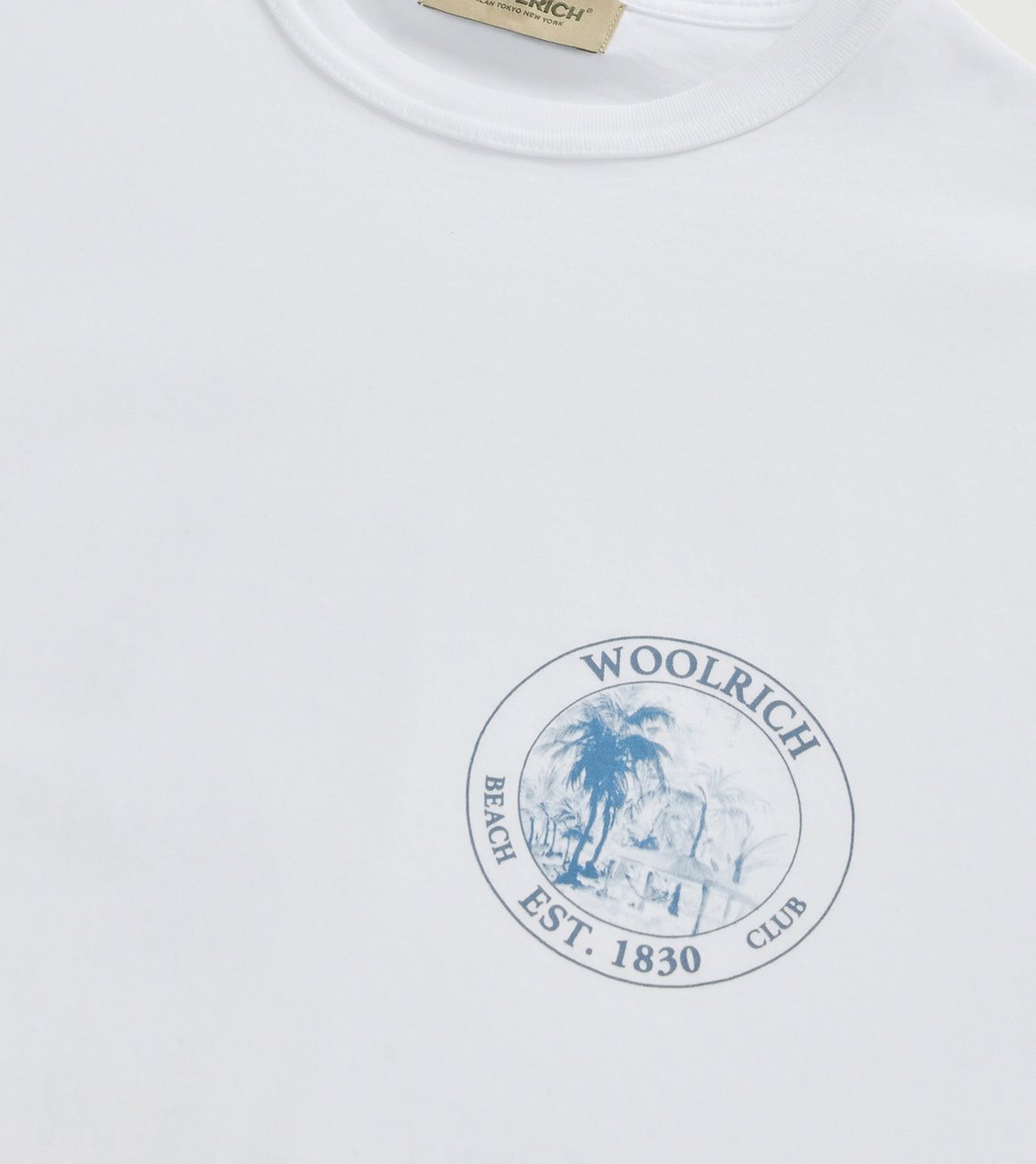 Woolrich Graphic T-shirt Wit