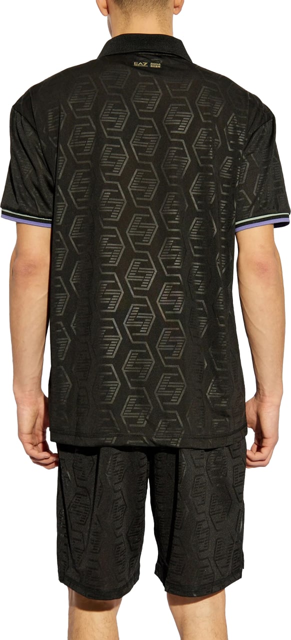 EA7 Soccer Team Milano Set Black Zwart