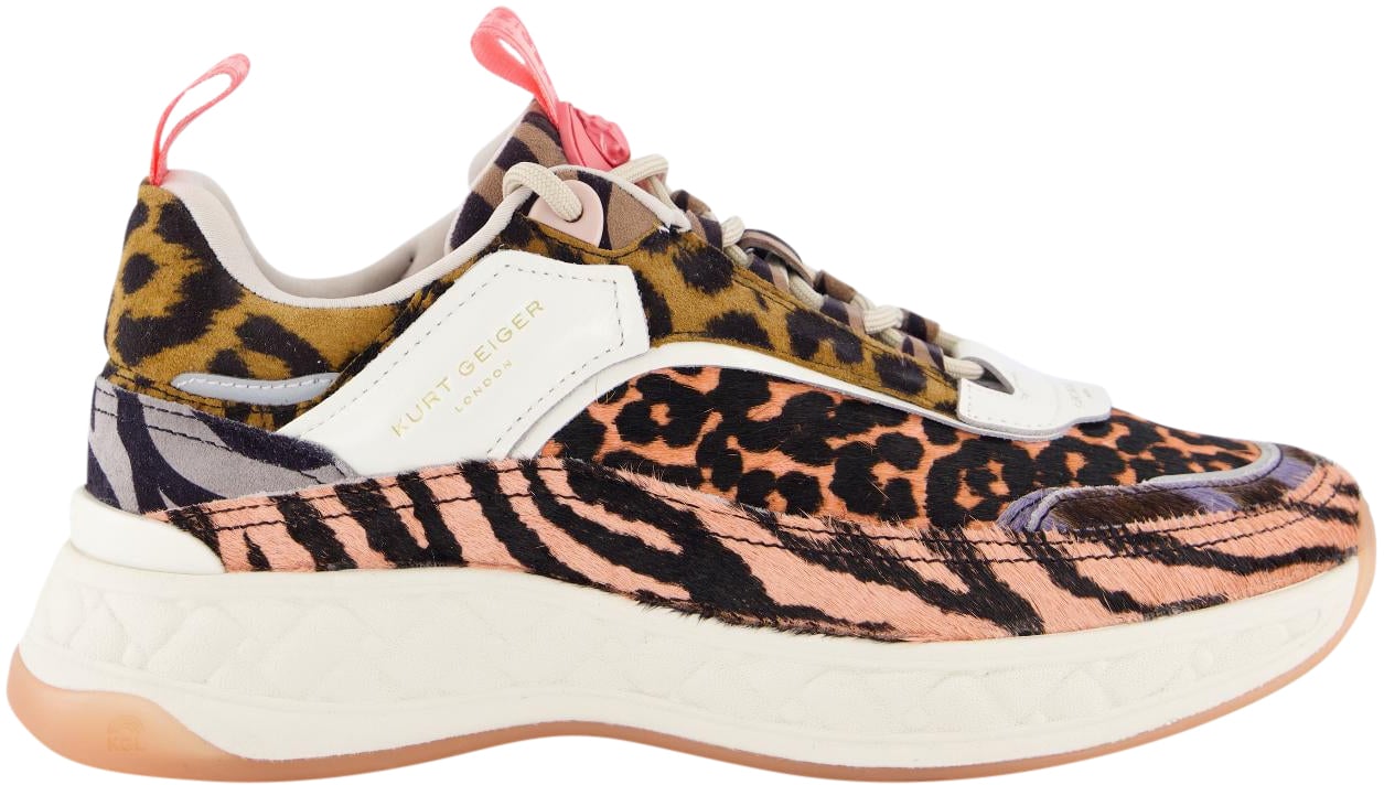 Kurt Geiger London Dames Kensington Sneaker Roze Roze