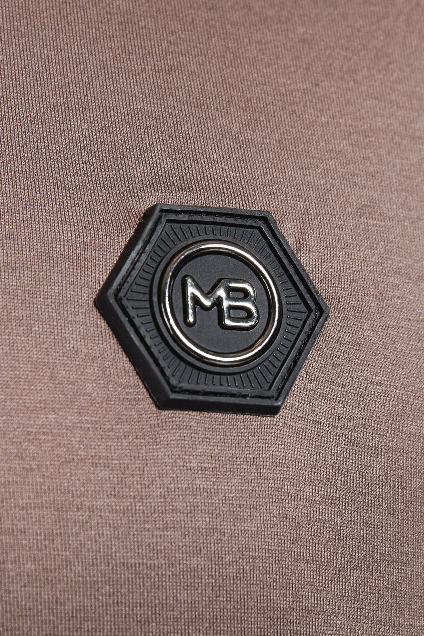 My Brand MB Chest Badge Shirt | BROWN Bruin