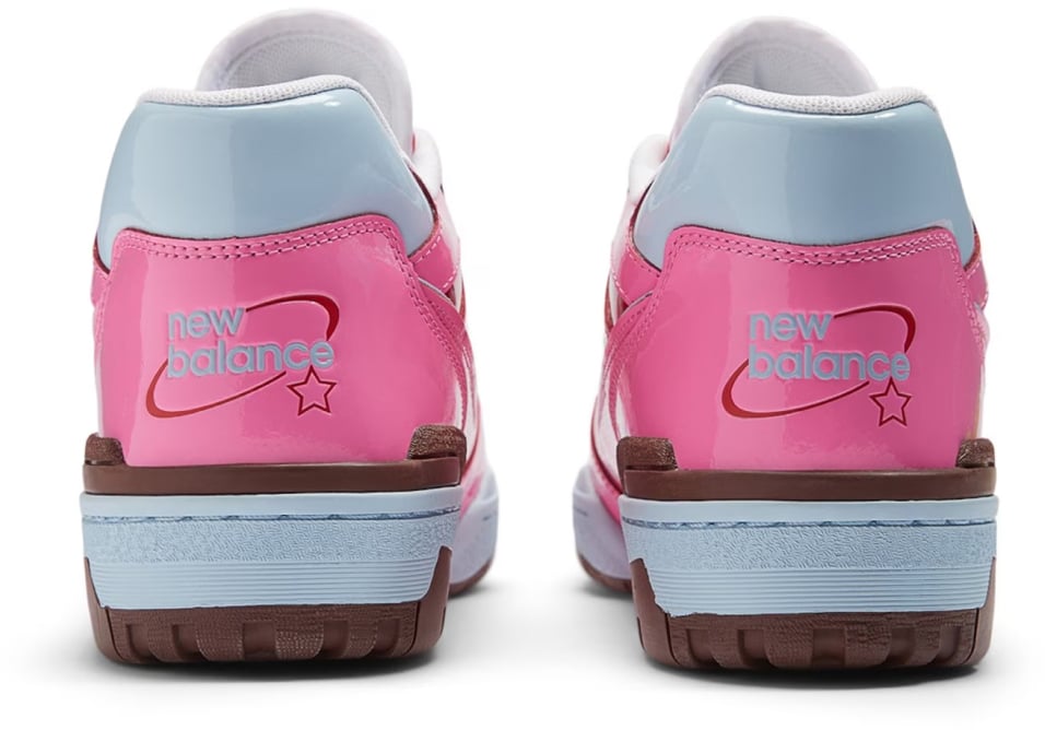 New Balance 550 Y2k Patent Leather Pack Sneakers Roze
