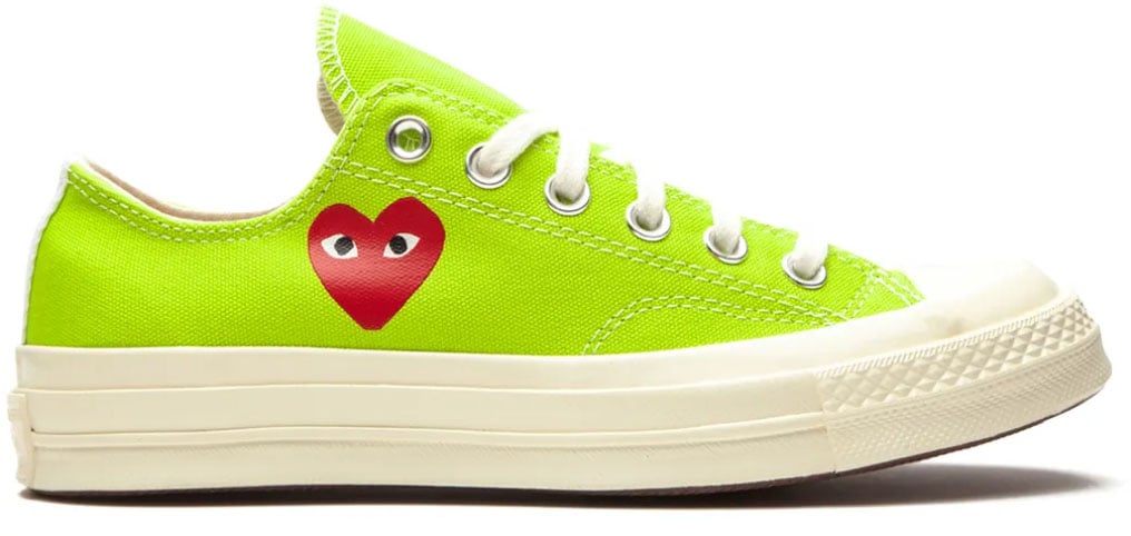 Comme des Garçons Comme Des Garçons Play X Converse Chuck 70 Ox Sneakers Groen