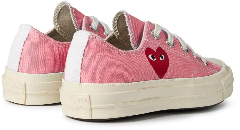 Comme des Garçons Comme Des Garçons Play X Converse Chuck 70 Ox Sneakers Roze