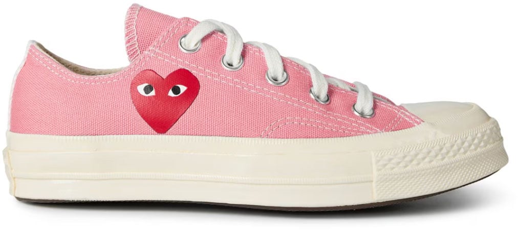 Comme des Garçons Comme Des Garçons Play X Converse Chuck 70 Ox Sneakers Roze