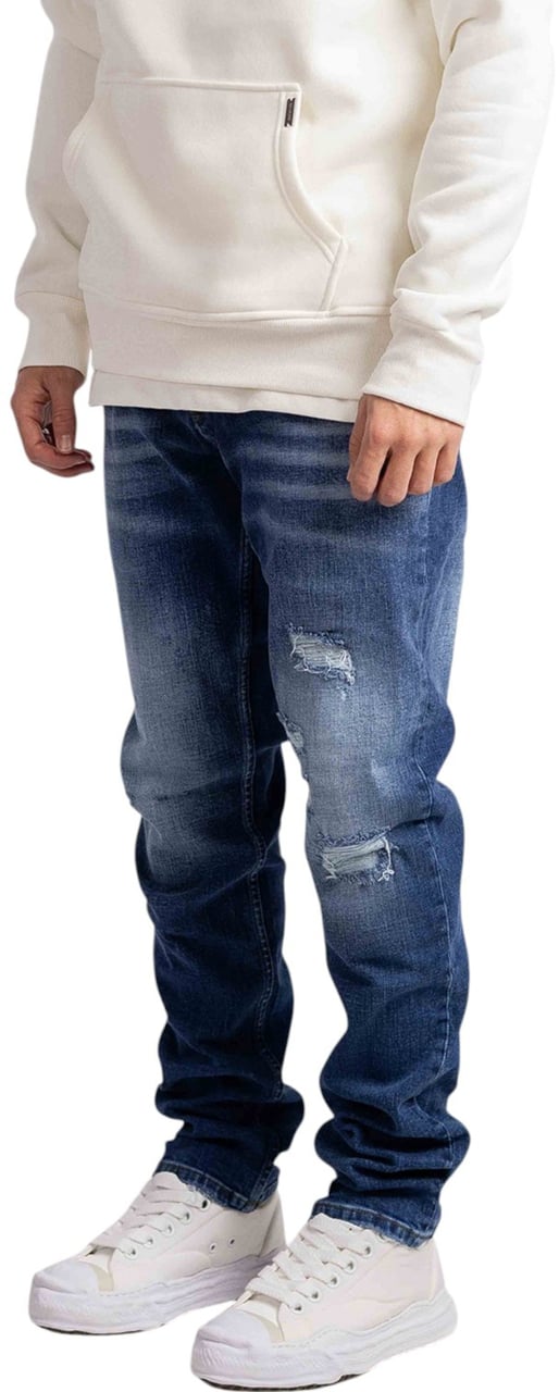 Richesse Urban Jeans Heren Blauw Blauw