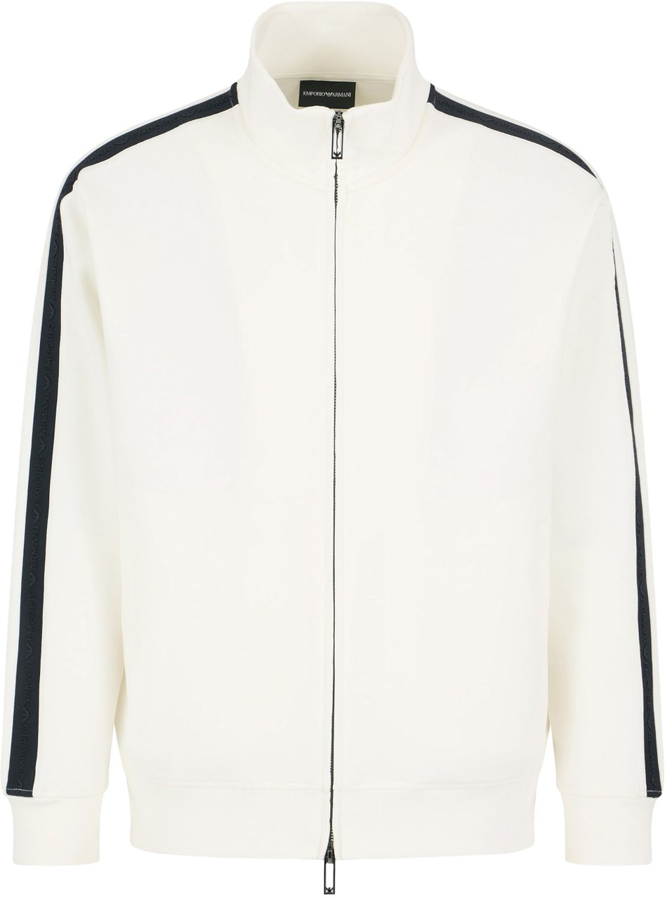 Emporio Armani Sweaters Bianco Caldo Wit