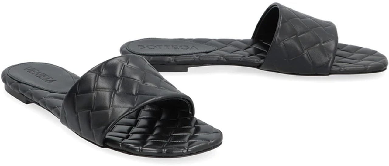 Bottega Veneta Bottega Veneta Amy Leather Mules Zwart