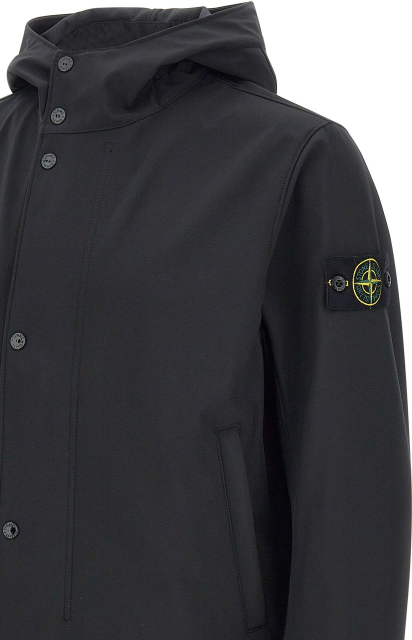 Stone Island Stone Island Coats Black Zwart