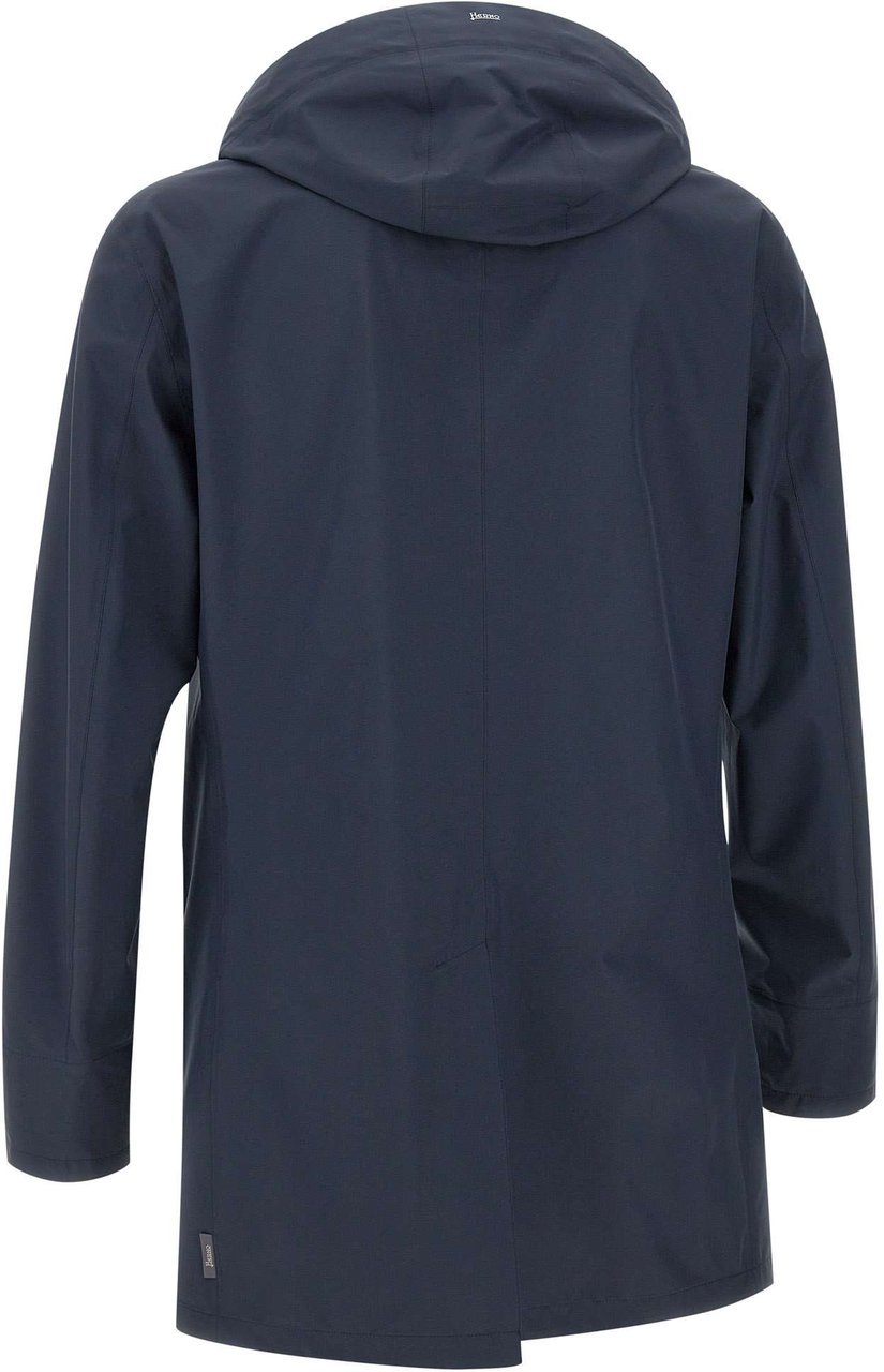 Herno HERNO Blue Three-quarter Coats Blauw