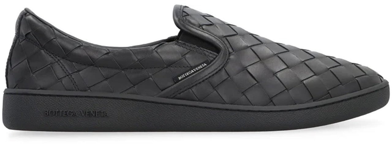 Bottega Veneta Bottega Veneta Sawyer Leather Sneakers Zwart