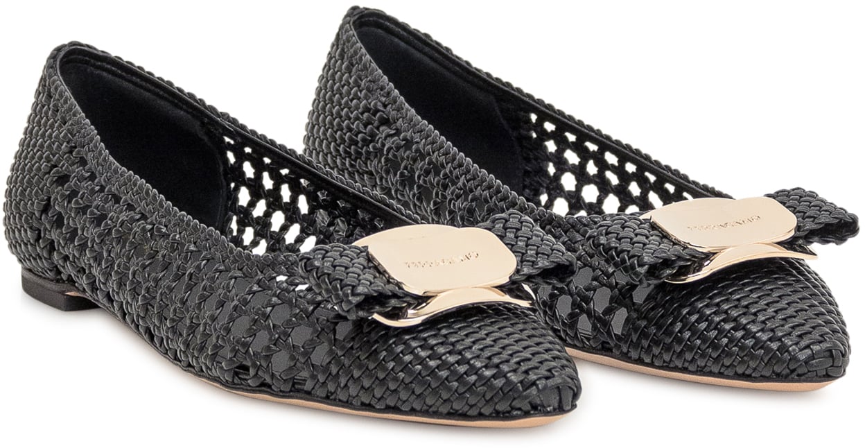 Ferragamo Ballerina Zea Zwart