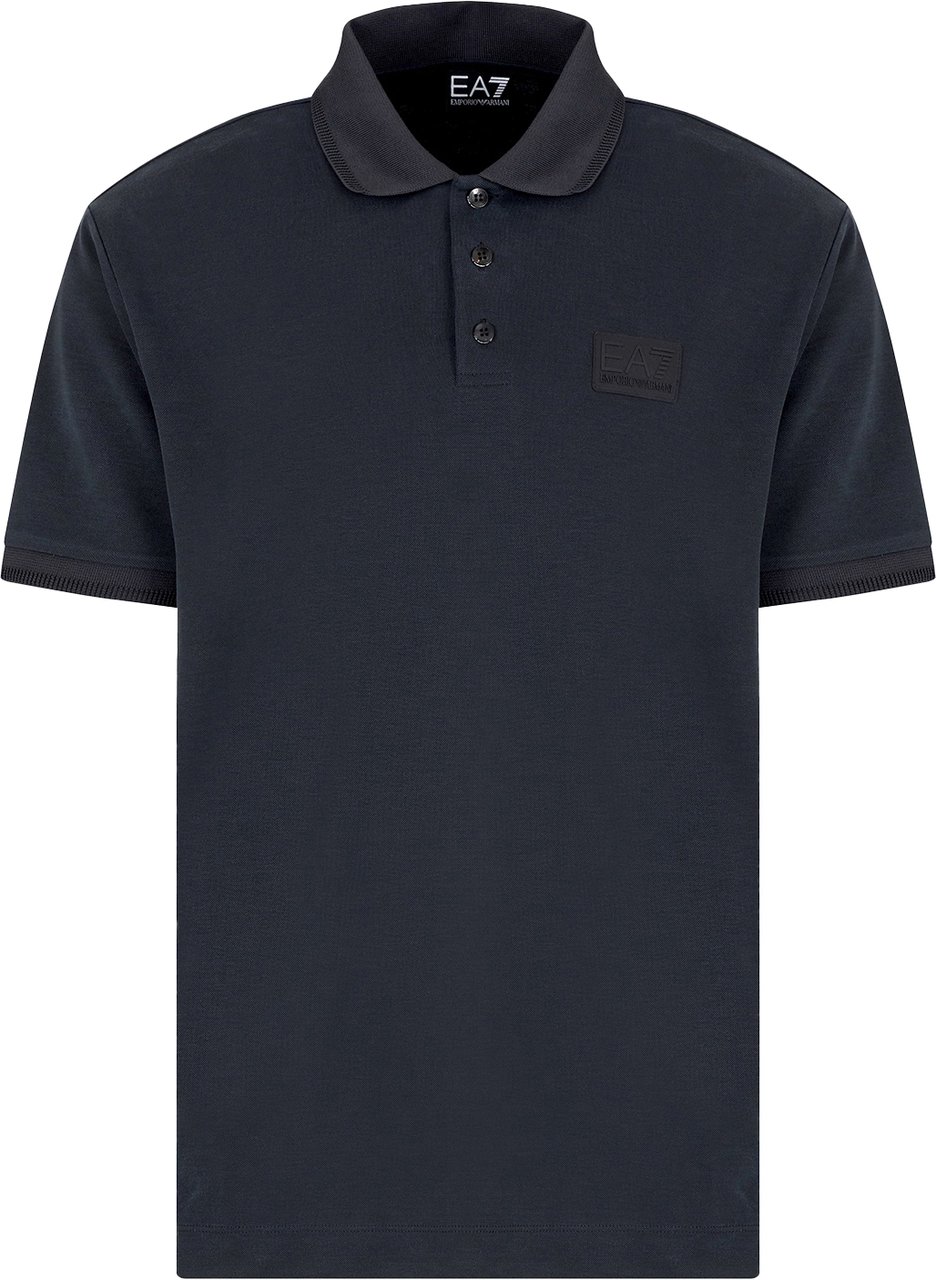 EA7 Black Polo Zwart