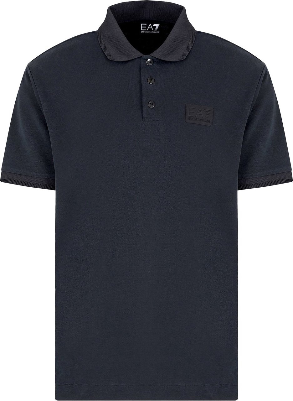 EA7 Black Polo Zwart